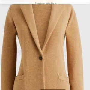 Sweater blazer “school boy” tan camel
